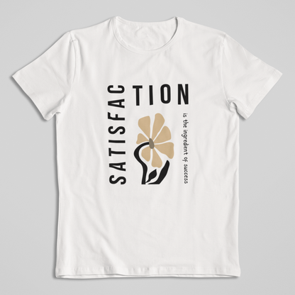 Damen T-Shirt loose fit "SATISFACTION" Bio-Baumwolle