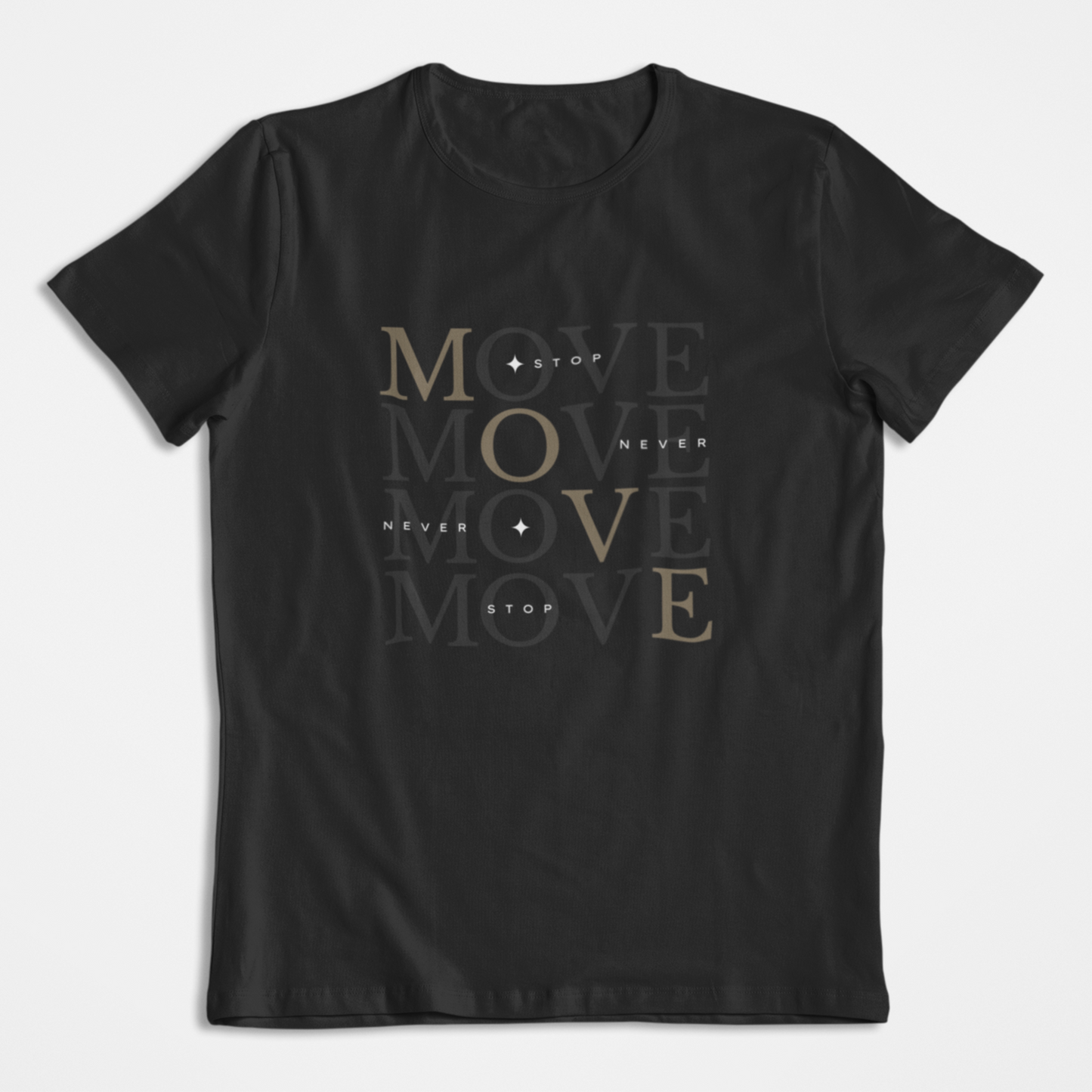 Damen T-Shirt loose fit "MOVE" Bio-Baumwolle