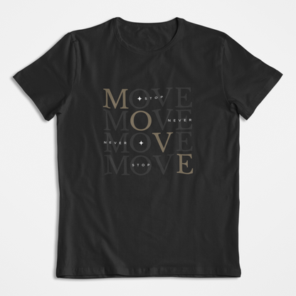 Damen T-Shirt loose fit "MOVE" Bio-Baumwolle