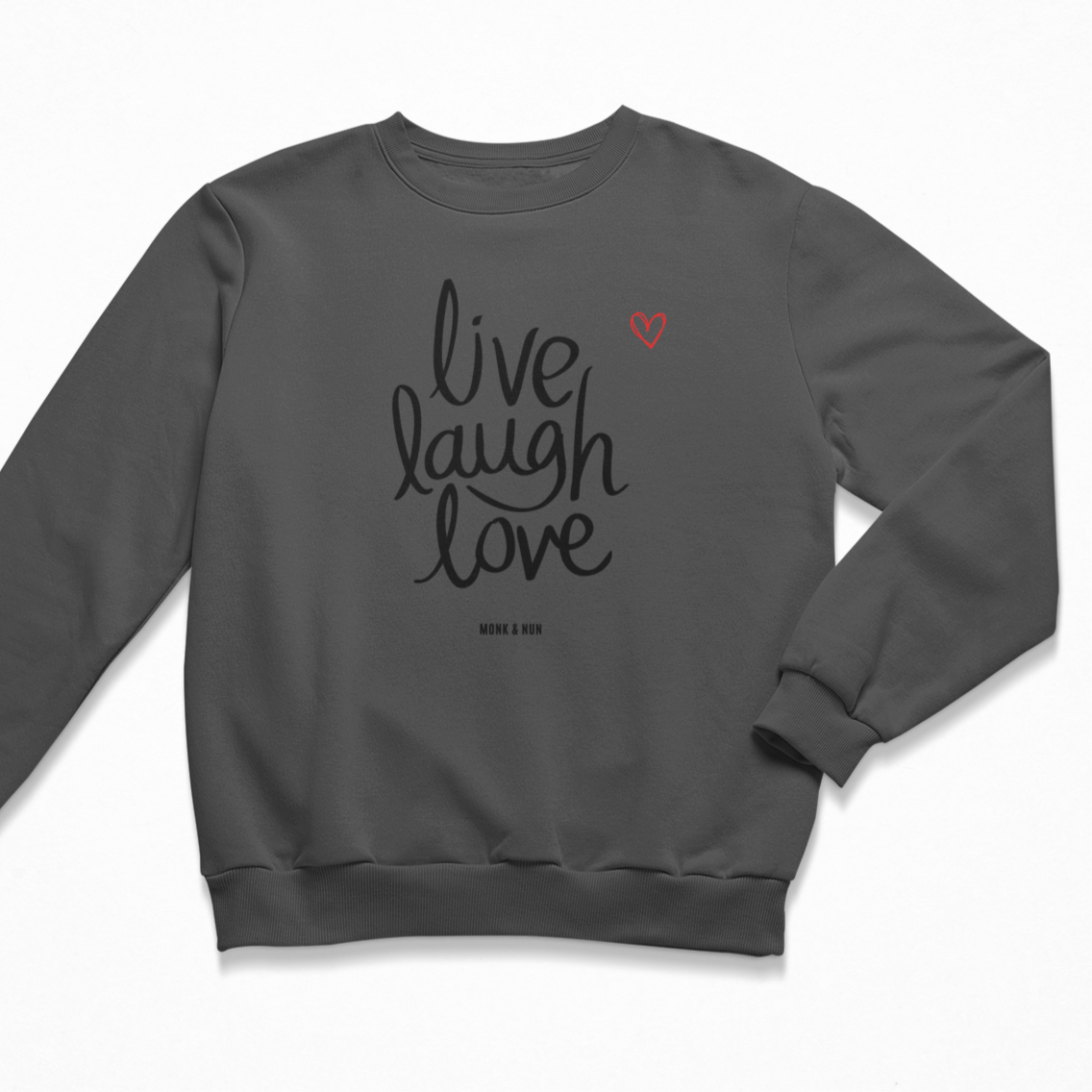 Damen Sweater regular fit "LIVE LAUGH LOVE"
