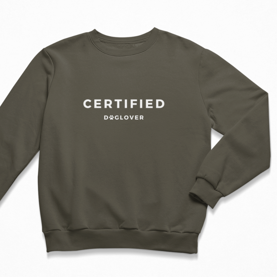 Damen Sweater regular fit "CERTIFIED DOGLOVER"