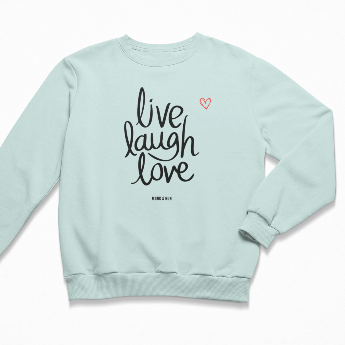 Damen Sweater regular fit "LIVE LAUGH LOVE"