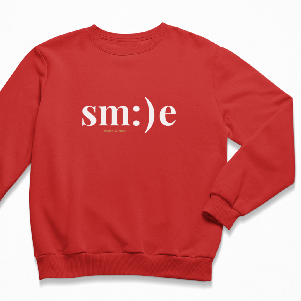 Damen Sweater regular fit "SMILE"