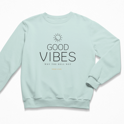 Damen Sweater regular fit "GOOD VIBES"