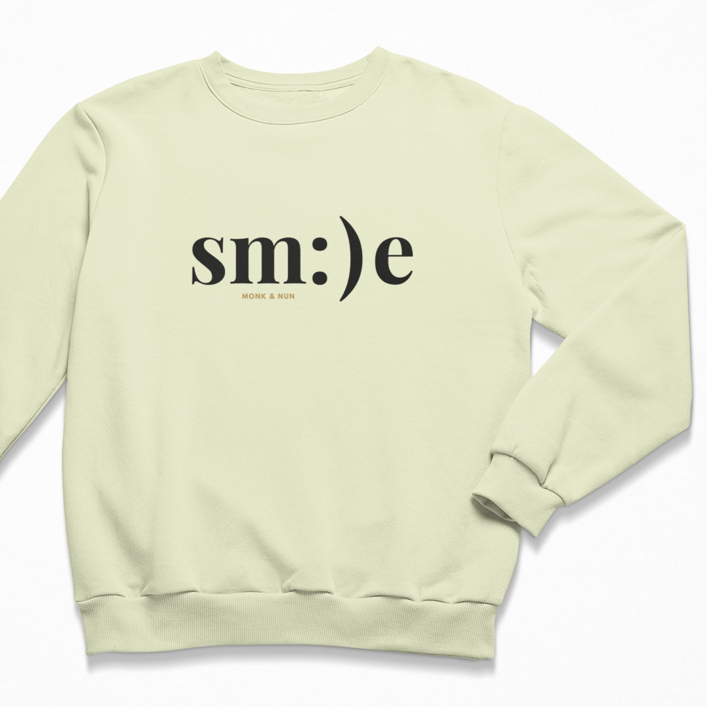 Damen Sweater regular fit "SMILE"