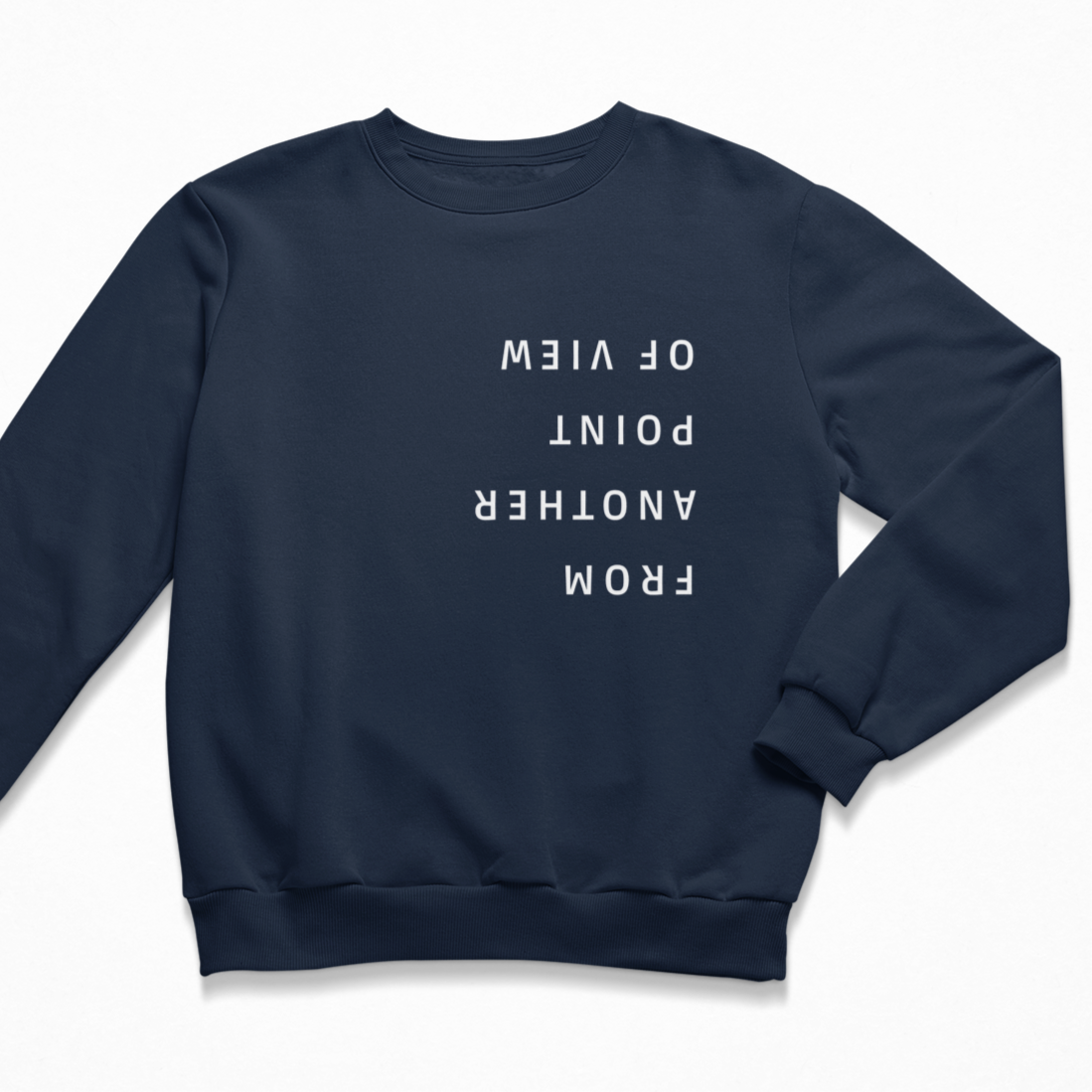 Damen Sweater regular fit "FROM ANOTHER POINT OF VIEW"
