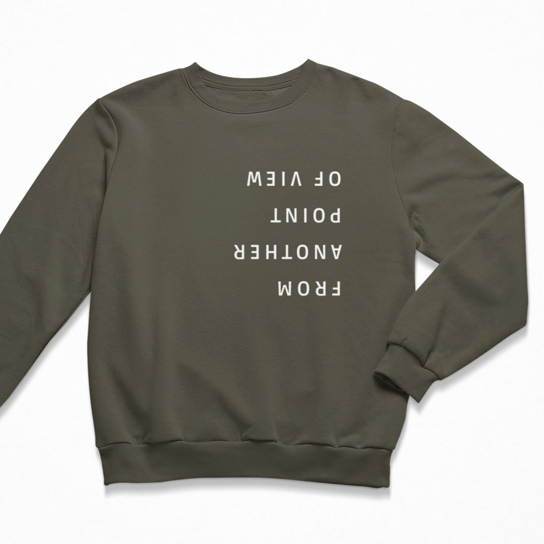 Damen Sweater regular fit "FROM ANOTHER POINT OF VIEW"