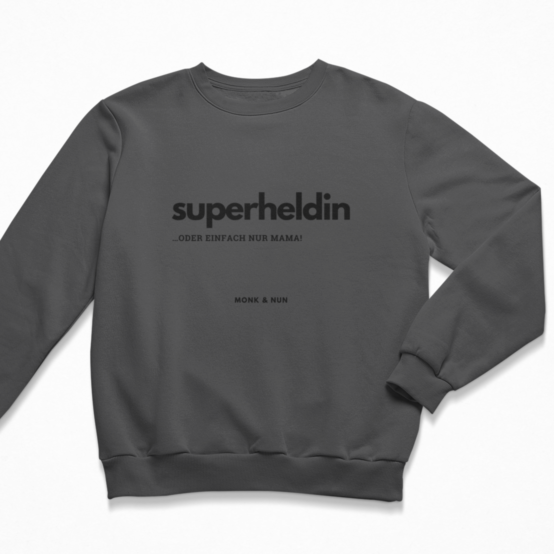 Damen Sweater regular fit "SUPERHELDIN - ODER EINFACH NUR MAMA"