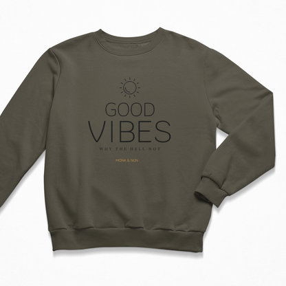 Damen Sweater regular fit "GOOD VIBES"