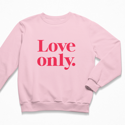 Damen Sweater regular fit "LOVE ONLY"