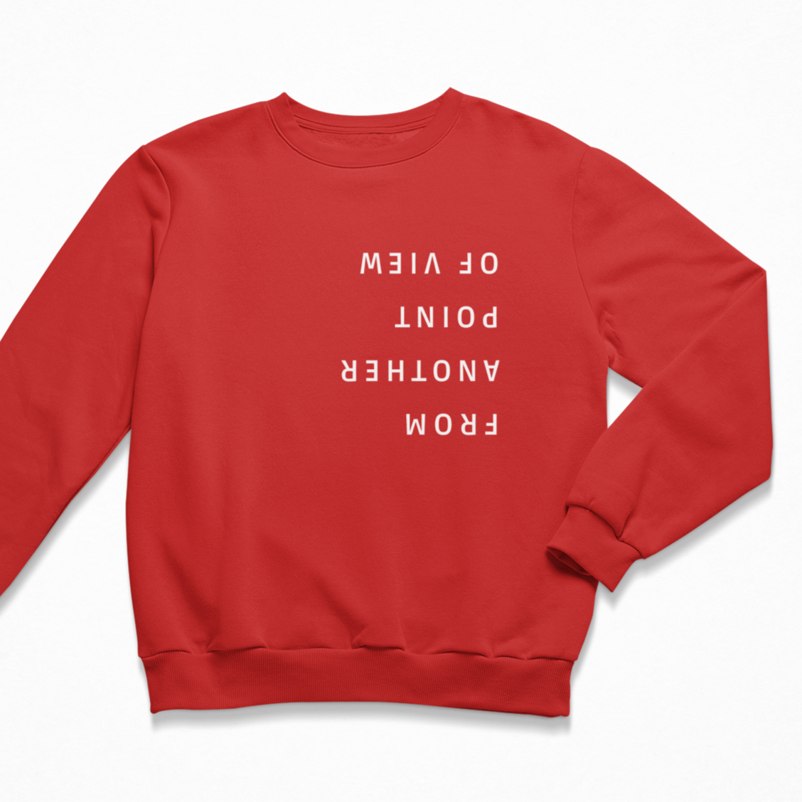 Damen Sweater regular fit "FROM ANOTHER POINT OF VIEW"