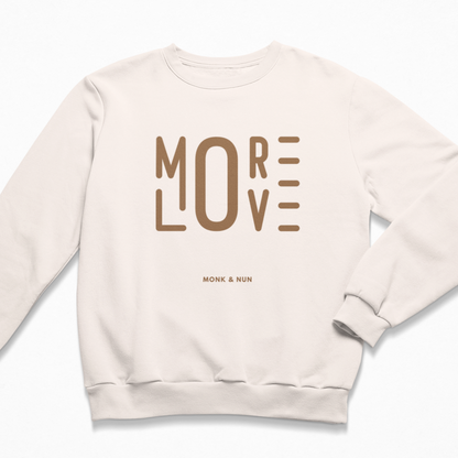 Damen Sweater regular fit "MORE LOVE"