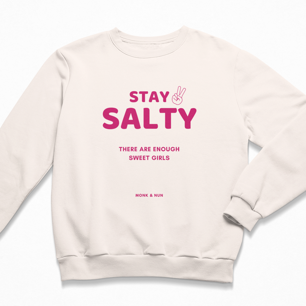 Damen Sweater regular fit "STAY SALTY"