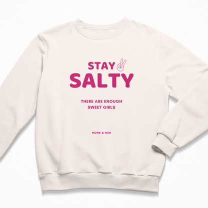 Damen Sweater regular fit "STAY SALTY"