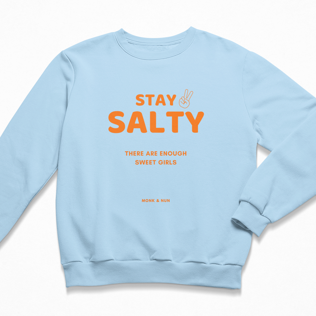Damen Sweater regular fit "STAY SALTY"