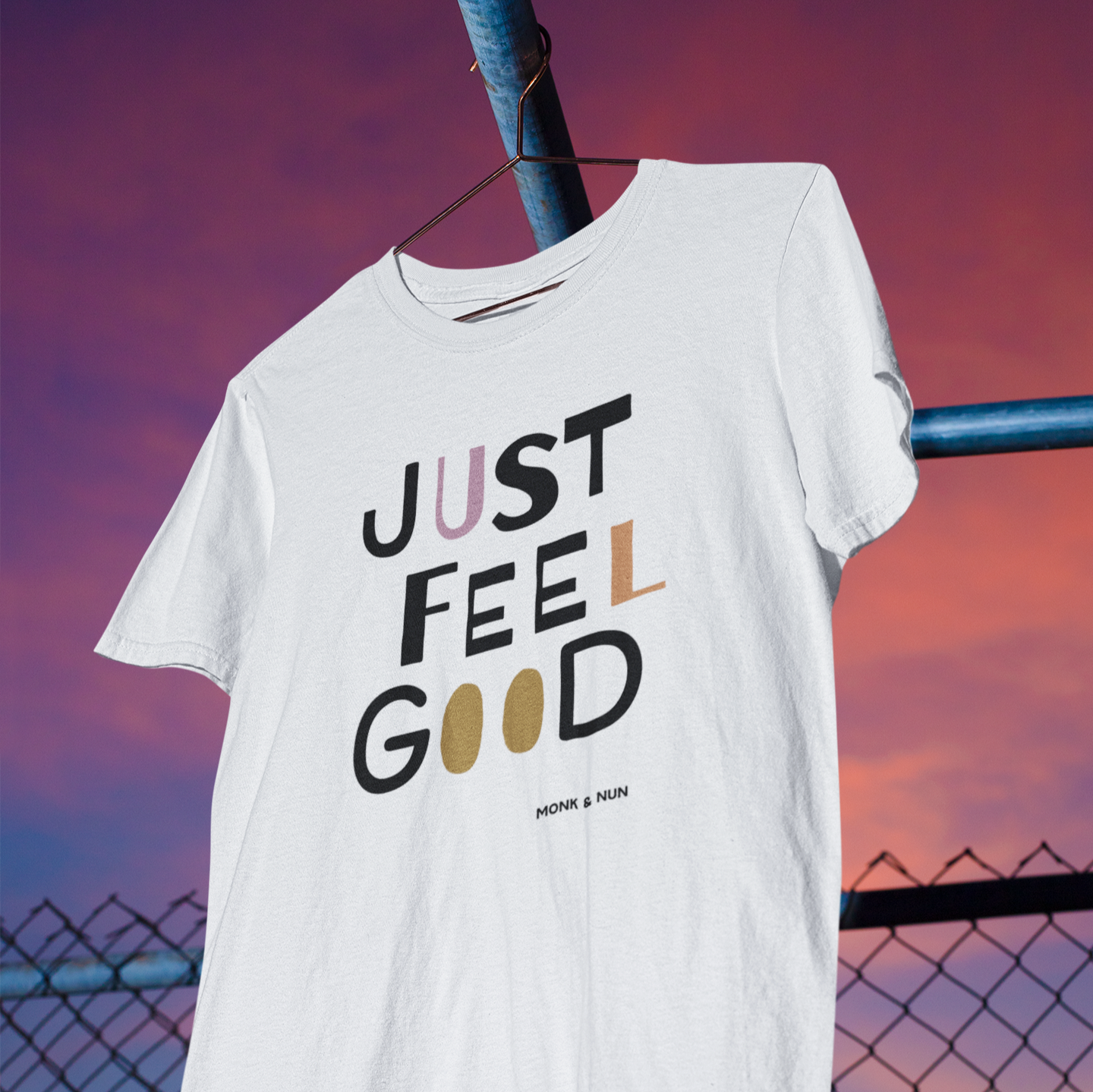 Unisex T-Shirt "JUST FEEL GOOD" Bio-Baumwolle